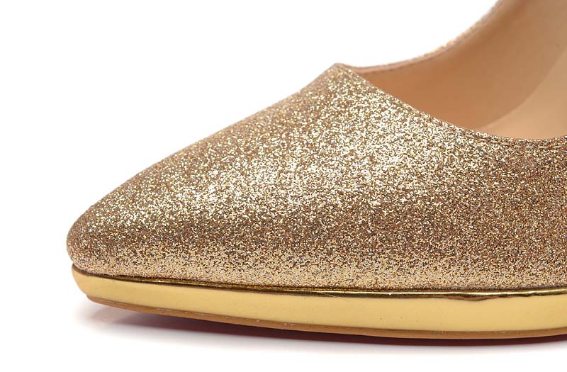 christian louboutin 12cm chaussures de sable dore (2)